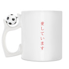 Кружка с футбольным мячиком