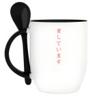 Кружка с ложкой