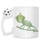 Кружка с футбольным мячиком