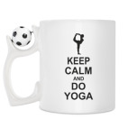 Кружка с футбольным мячиком