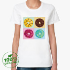 Женская футболка органик