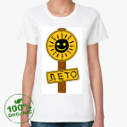 Женская футболка органик