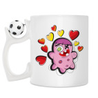 Кружка с футбольным мячиком