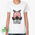 Женская футболка органик