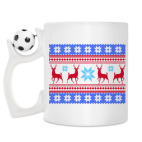 Кружка с футбольным мячиком