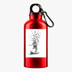 Металлическая бутылка 400 мл UV-DTF