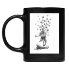 Кружка цветная UV-DTF