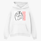 Толстовка худи оверсайз