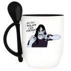 Кружка с ложкой