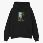 Толстовка худи оверсайз