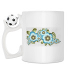 Кружка с футбольным мячиком
