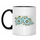 Кружка двухцветная