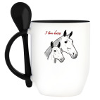 Кружка с ложкой