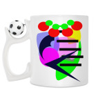 Кружка с футбольным мячиком