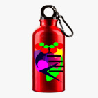 Металлическая бутылка 400 мл UV-DTF