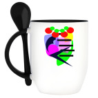 Кружка с ложкой