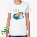 Женская футболка органик