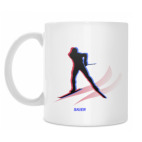 Лыжник силуэт