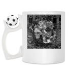 Кружка с футбольным мячиком