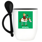 Кружка с ложкой