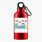 Металлическая бутылка 400 мл UV-DTF