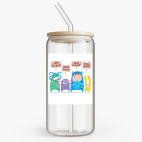 Банка с бамбуковой крышкой