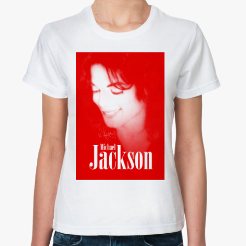 Классическая футболка с принтом  Jackson