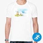 Мужская спортивная футболка