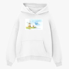 Толстовка худи оверсайз