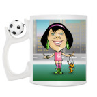 Кружка с футбольным мячиком