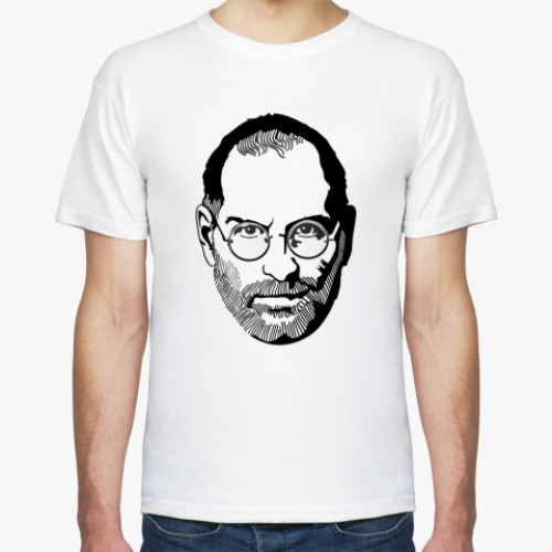 Футболка с принтом Steve Jobs