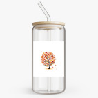 Банка с бамбуковой крышкой