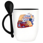 Кружка с ложкой