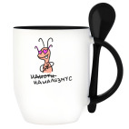 Кружка с ложкой