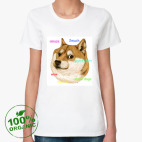 Женская футболка органик