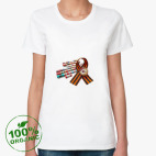 Женская футболка органик