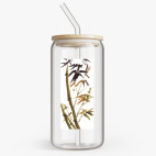 Банка с бамбуковой крышкой