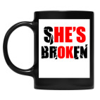 Кружка цветная UV-DTF