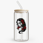 Банка с бамбуковой крышкой