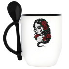 Кружка с ложкой