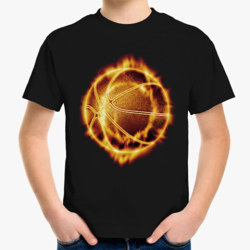 Детская футболка Баскетбольный мяч