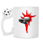 Кружка с футбольным мячиком