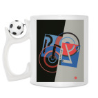 Кружка с футбольным мячиком