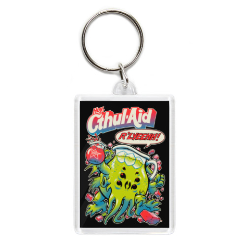 Брелок с принтом Ктулху Cthul-Aid