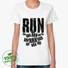 Женская футболка органик