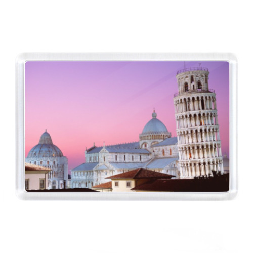 Магнит с принтом Италия, Пизза