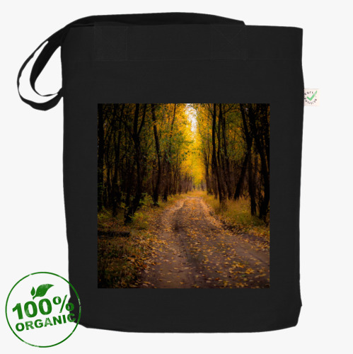 Сумка шоппер с принтом Осенняя топинка