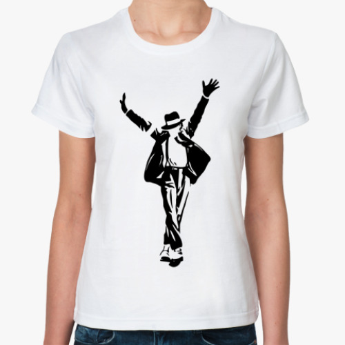 Классическая футболка с принтом  Jackson