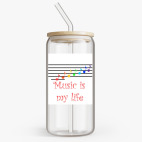 Банка с бамбуковой крышкой