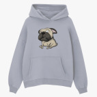 Толстовка худи оверсайз